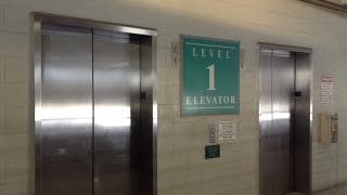 Amtech Traction Elevators @ The Central Library Parking Structure-CA