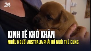 Kinh tế khó khăn, nhiều người Australia phải bỏ nuôi thú cưng | VTV24