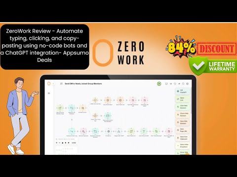 ZeroWork Review - Automate typing, clicking, and copy-pasting using no-code bots - Appsumo Deals