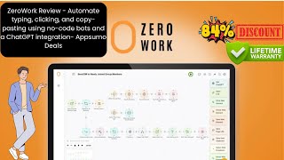 ZeroWork Review - Automate typing, clicking, and copy-pasting using no-code bots - Appsumo Deals