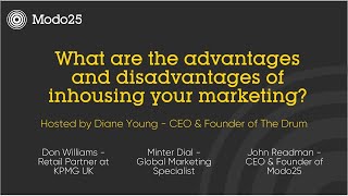 What are the advantages and disadvantages of inhousing your marketing?