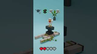 Minecraft Mobs vs Hero Iron Golem And Warden Satisfying 3D Simulation Particles!