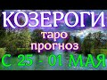 ГОРОСКОП КОЗЕРОГИ С 25 АПРЕЛЯ ПО 01 МАЯ НА НЕДЕЛЮ. 2022 ГОД