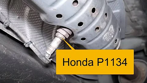 How To Fix Honda P1134 Code: HO2S Transition Time Ratio 11"