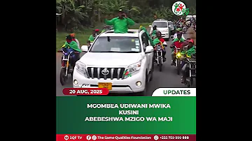 MGOMBEA WA UDIWANI AKUBALIKA NA WANANCHI 