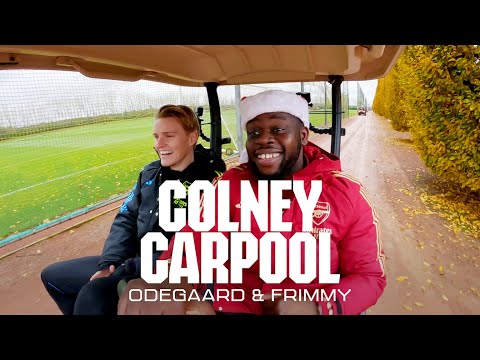 Favourite Mikel moments | Martin Odegaard & Frimmy | Captain's Christmas Colney Carpool | Episode 21