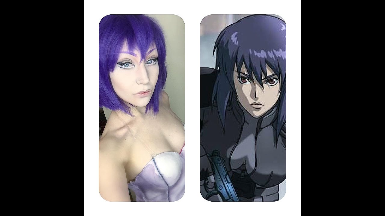 Ghost in the Shell:  Motoko Kusanagi Cosplay Makeup