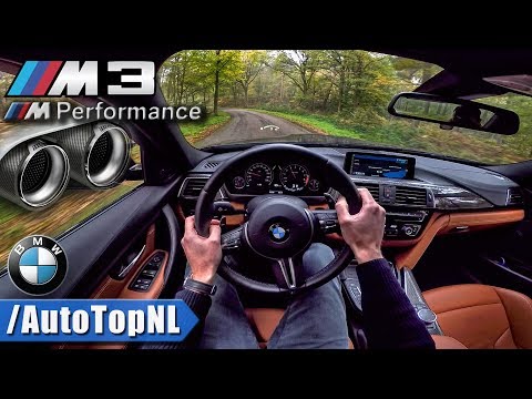 BMW M3 F80 Competition M PERFORMANCE EXHAUST LOUD! POV By AutoTopNL