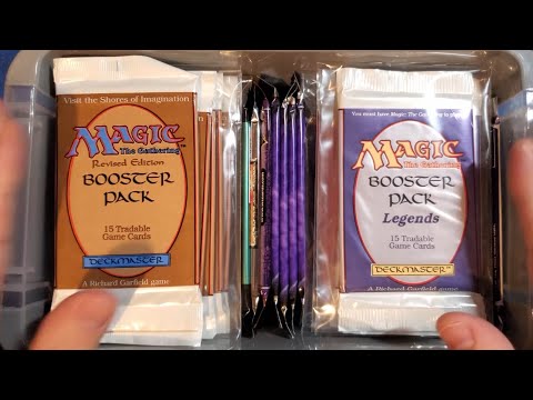 Opening Some Epic booster packs! Legends Revised Portal 3 Kingdoms and Alliances