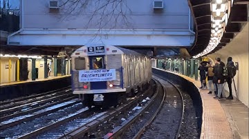 ᴴᴰ⁶⁰ BMT Brighton Line: R32 Retirement Run Train on the (Q) bypassing Beverley Road