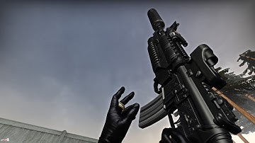 Left 4 Dead 2 M4A1 M203 SOPMOD Black Suppressed (M16 Mod Collection) - CinnabarFlail - Gameplay