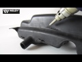 Weldy plus hot air tool for repairing pvc pe pp