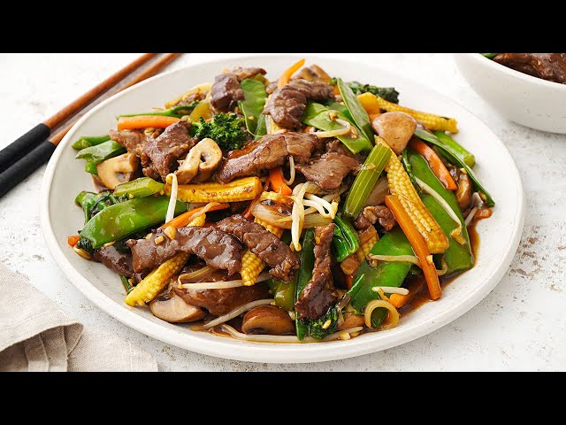 Easy Beef Chop Suey - Khin's Kitchen