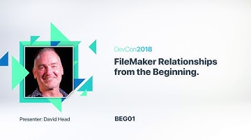 FileMaker Relationships from the Beginning [BEG 01]