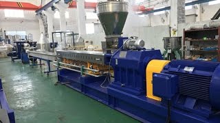 Extrusion Technology Agglomerated PE Film Co-rotating Twin Screw Extrusion Design Kerke Extruder