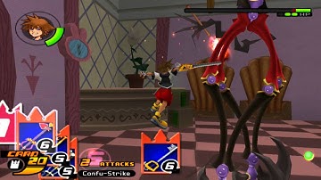 Kingdom Hearts Re:CoM - Trickmaster (No HP+) (No Damage) (No Sleights)