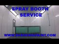 HALTEC SPRAY BOOTH Service And Refurb Including BAXT WP10 Wall Coating Review