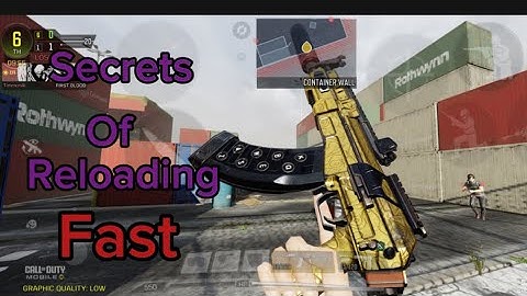 How to reload cancel on CODM !! (Reload faster on any gun ) | Call of duty mobile tips and tricks