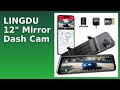 REVIEW (2026): LINGDU 12" Mirror Dash Cam. Features. Mp3 Song