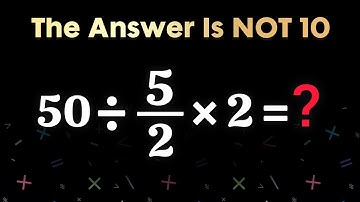  This Math Trap Explained ❌️Everyone Says 10…And Everyone Is Wrong #mathematics #pemdas #viralvideos