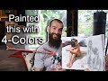 Painting With Zorn's Limited Palette In My Sketchbook. Cesar Santos vlog 073