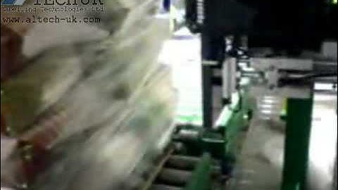 Stretch Wrapper Turntable Pallet Labeller