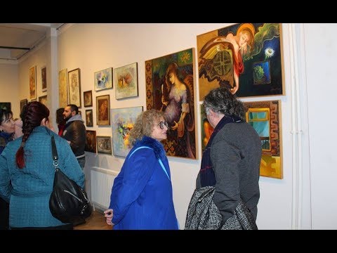 გორის სამხარტვრო სკოლაში რეგიონში მოღვაწე მხატვრების ნამუშევრებია გამოფენილი 25.12.2018