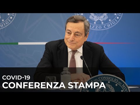 Covid-19, conferenza stampa del Presidente Draghi