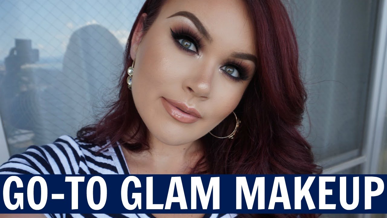 MY CURRENT GO-TO GLAM MAKEUP LOOK | JUST TAYLOR justin bieber