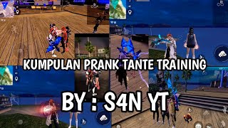 KUMPULAN PRANK TANTE TRAINING || BY S4N YT ||Part 1