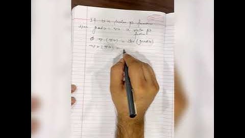 Divergence and curl of vector function lecture 2