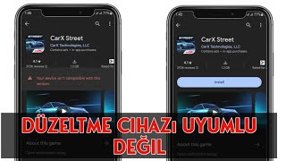 CARX STREET CİHAZINIZ BU SÜRÜMLE UYUMLU DEĞİL - TÜM ANDROİD CİHAZLARA CARX STREET NASIL YÜKLENİR Resimi