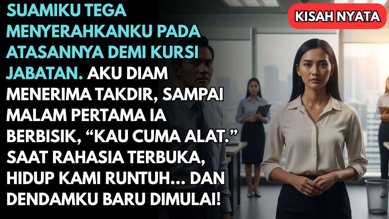 Suamiku tega menyerahkanku pada atasannya demi kursi jabatan. Aku diam menerima takdir