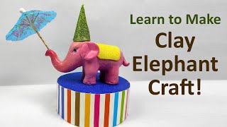 Very Creative Clay Elephant Craft Making for Home Decoration!