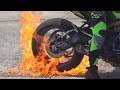 Stunt moto  quad show by paulo martinho  on fire  full