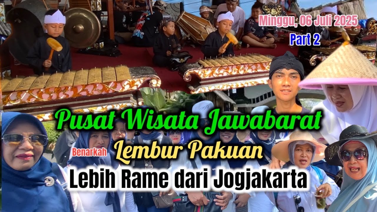 RIBUAN WARGA PADATI LEMBUR PAKUAN SAAT MOMEN LIBUR SEKOLAH
