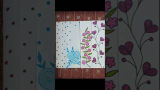 EASY BORDER DESIGNS/PROJECT WORK DESIGNS/ CORNER AND SIDE BORDER DESIGNS #shorts@Priyaborderdesign