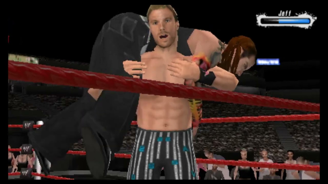 WWE Smackdown vs Raw 2009 - PSP Gameplay - Chris Jericho vs Jeff Hardy