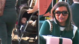 Mindy Kaling Jets Out Of L.A. With Adorable Daughter Katherine After Thanksgiving