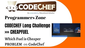 Which Fuel is Cheaper (CHEAPFUEL) |  Codechef Long November | November Challenge 2021 Division 3