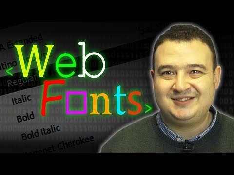 Web Fonts - Computerphile