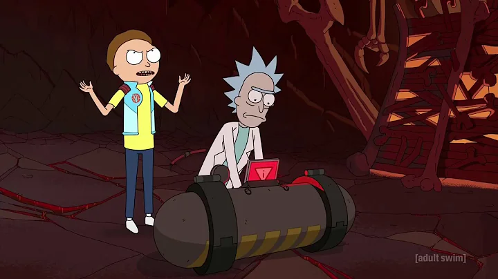 Rick disarming neutrino bomb