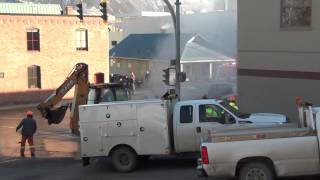 Crash severs hydrant; creates river on city streets
