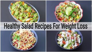 4 Salad Recipes For Weight Loss  Healthy Salad Recipes | Skinny Recipes