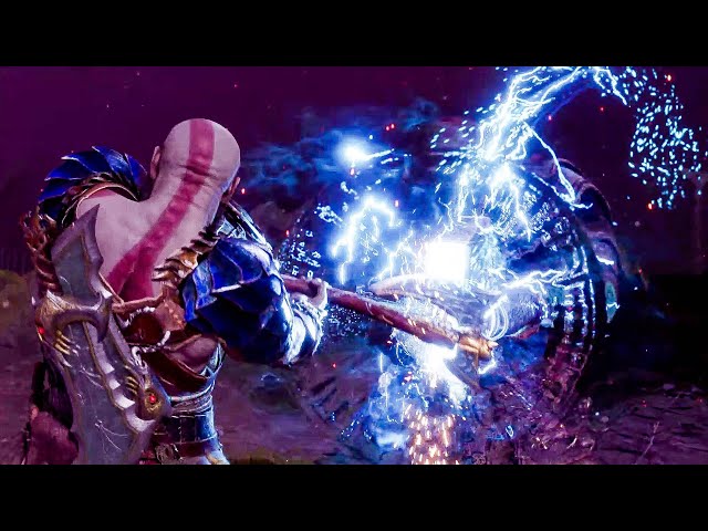 God of War Ragnarok - Kratos Meets Odin + Thor on Make a GIF