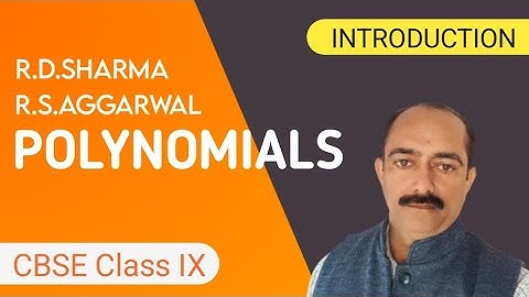 Class 9th  Introduction Of Chapter 6 Factorization Of Polynomials (R.D.SHARMA/R.S.AGGARWAL)