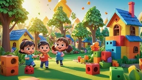 Building Block Boogie | Fun Construction Song for Kids | Toddler Nursery Rhyme About Building