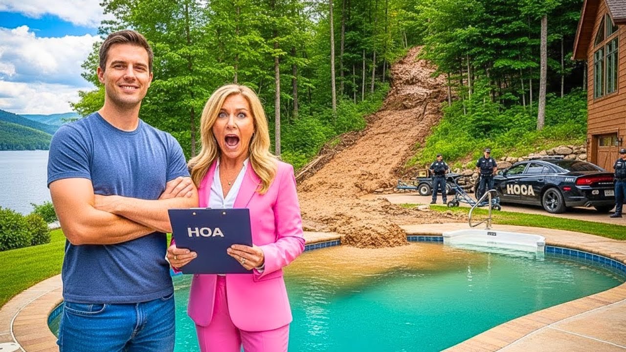 Karen Complained About My Ugly Retaining Wall, So I Removed It and Let the Mudslide Fill Her Pool!