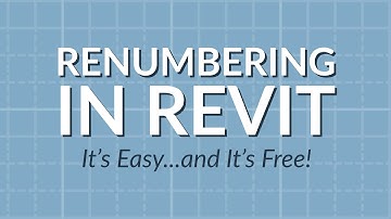 Renumbering in Revit: It
