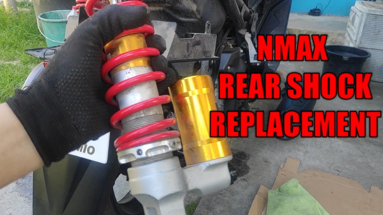 NMAX REAR SHOCK INSTALLATION SPYKER SHOCK REVIEW YouTube